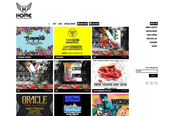 Bigformat theme site design template sample