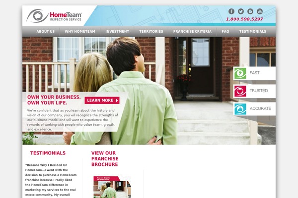 hometeamfranchise.com site used Localteam
