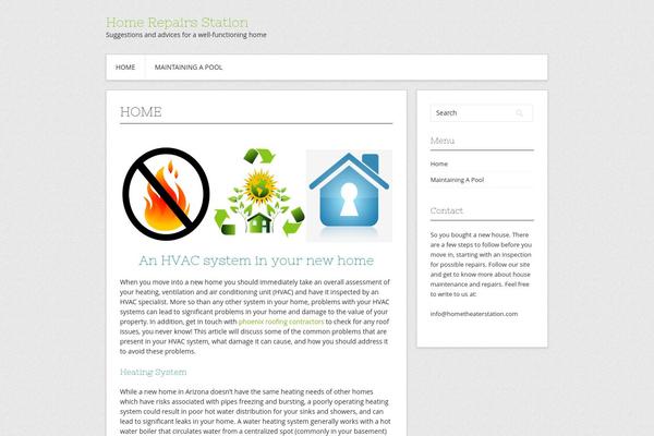 Zinnia theme site design template sample