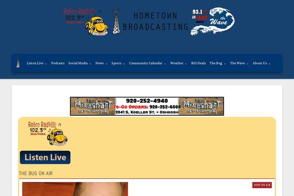 hometownbroadcasting.com site used On-air-child