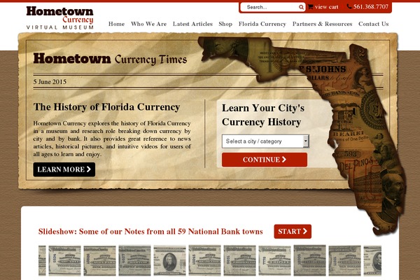 hometowncurrency.org site used Starter Theme