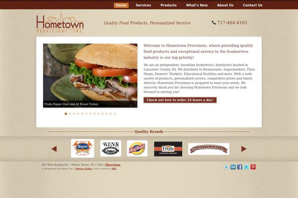 hometownprovisions.net site used Hometown