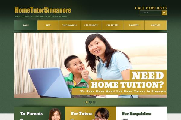 hometutorsingapore.com site used Theme45085