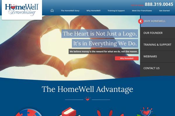 homewellfranchising.com site used Homewellcareservices