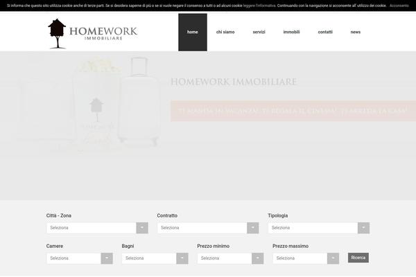 Homeland theme site design template sample