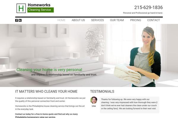 homeworkscleaningservice.com site used Erling