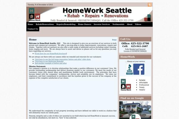 homeworkseattle.com site used Painter