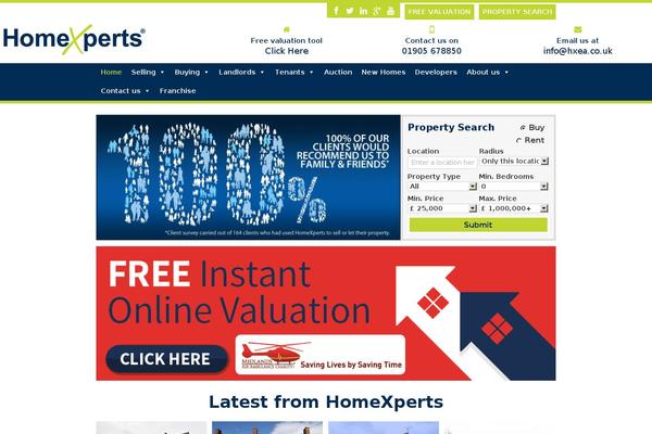 homexperts theme websites examples