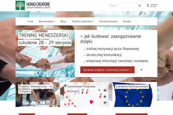 homocreatore.pl site used Geekroom