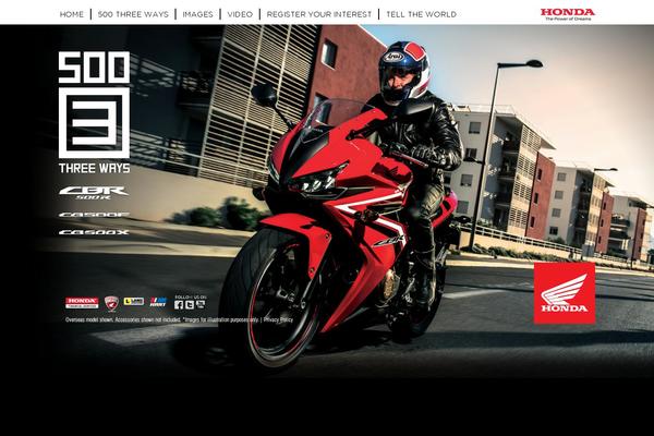 honda500.com.au site used Newhonda500