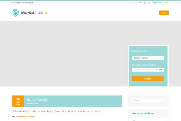 Businessfinder2 theme site design template sample