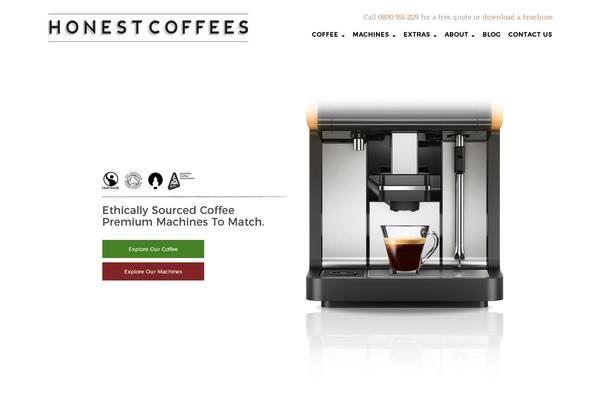 honestcoffees.com site used Honest-coffee
