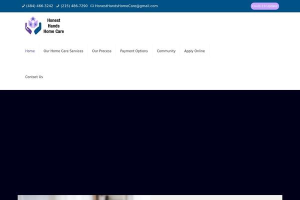WordPress website example screenshot