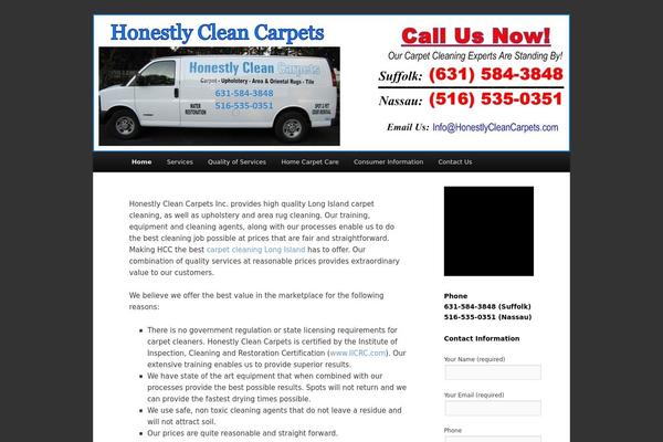 honestlycleancarpets.com site used Twentyeleven-mod