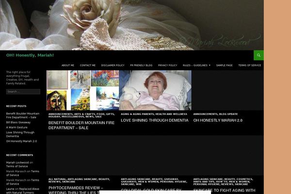 WordPress website example screenshot
