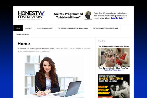 News Pro theme site design template sample