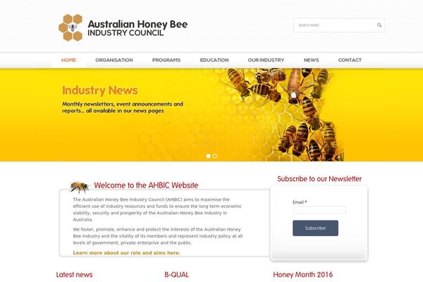 honeybee.org.au site used Ahbic