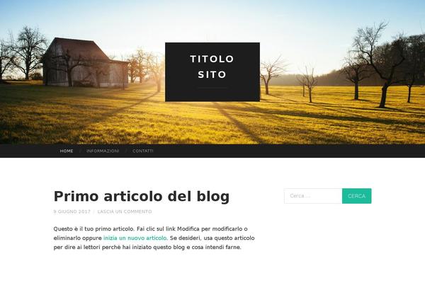 WordPress website example screenshot