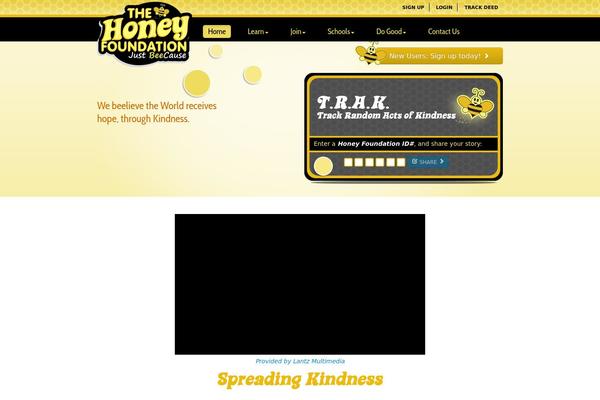 honeyfoundation.org site used Honey
