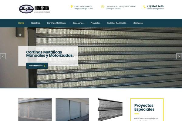 WordPress website example screenshot