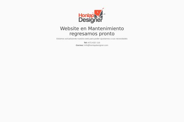 honlapdesigner.com site used Sereno