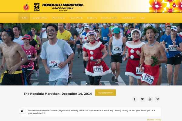 honolulumarathon.org site used Honolulumarathon