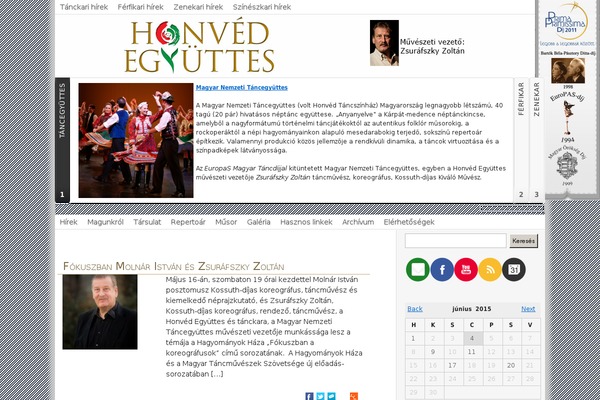 honvedart.hu site used Honved_template