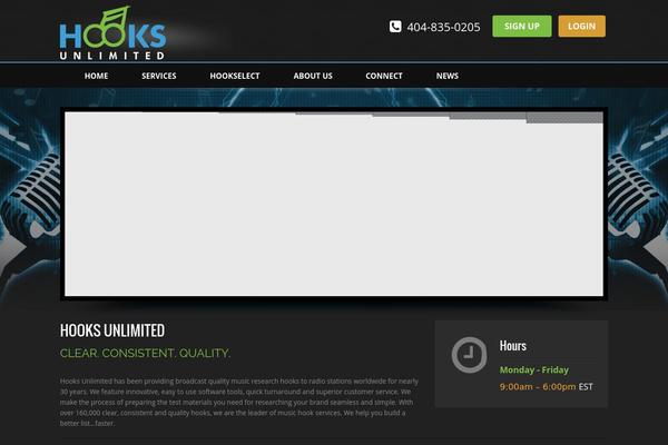 hooks.com site used Hooks