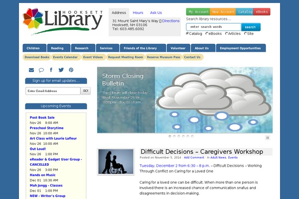WordPress website example screenshot