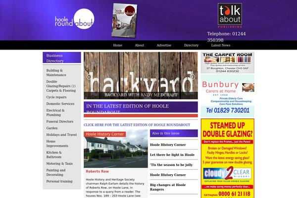 hooleroundabout.com site used Talkabout