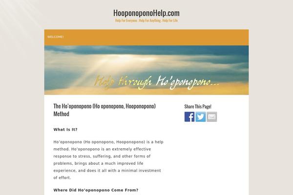 hooponoponohelp.com site used Ponoponosinglecolumn