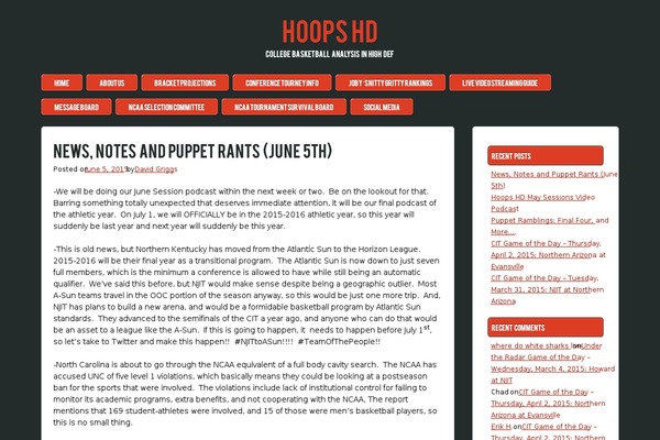 WordPress website example screenshot