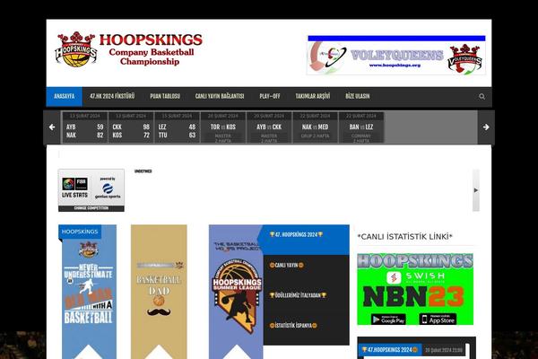 Kings Club theme site design template sample