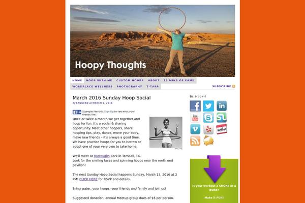 hoopythoughts.com site used Thesis 1.8