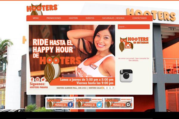 hooterspanama.com site used Hooters