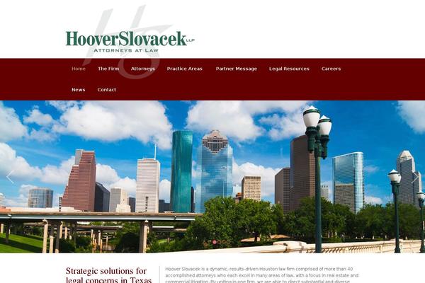 Hoover theme site design template sample