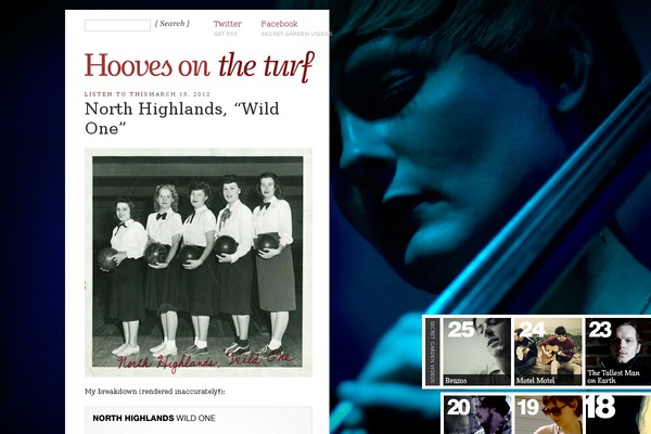 Site using Audio Player plugin