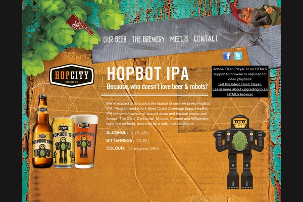 hopcity.com site used Moosehead