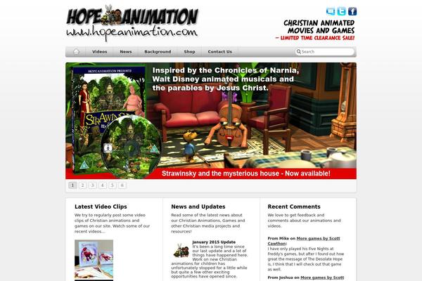 hopeanimation.com site used Hope-theme
