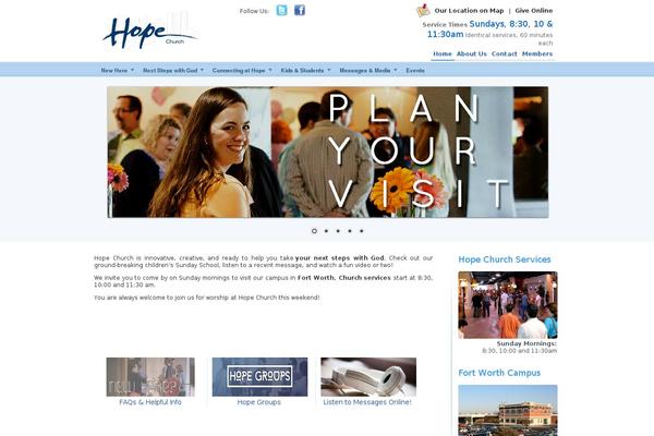 hopechurch.com site used Hopechurch