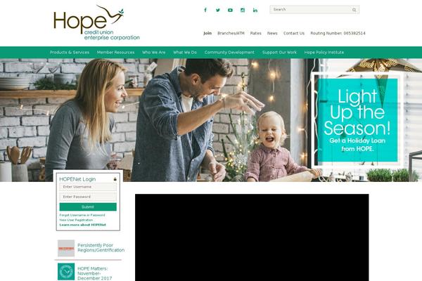 hopecu.org site used Hopecreditunion