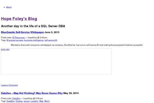WordPress website example screenshot