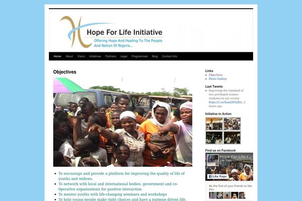 hopeforlifeinitiative.com site used Theme-options