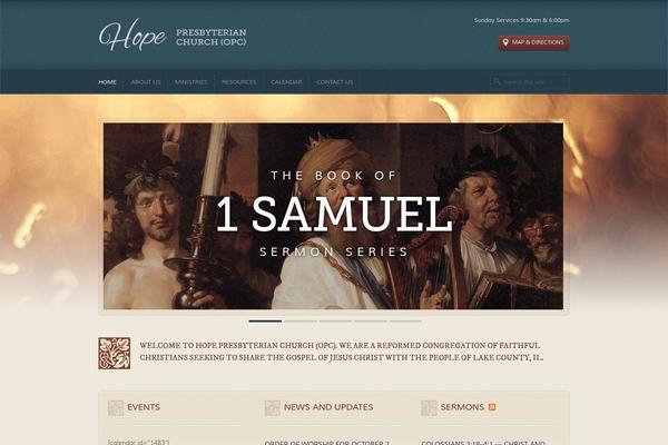 hopeopc.com site used Gospel-wp