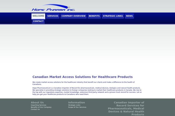 hopepharma.ca site used Hopepharmaidea