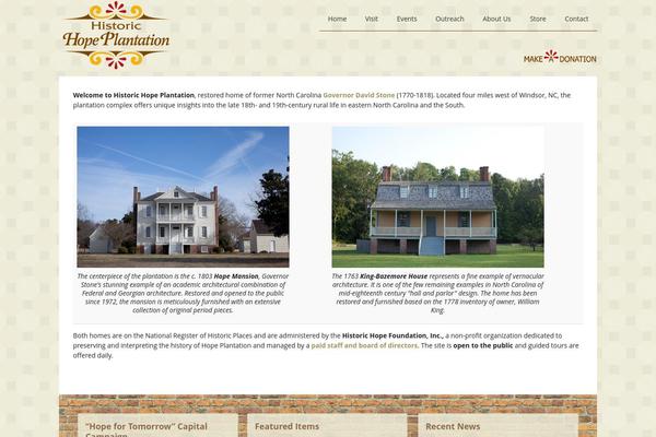 WordPress website example screenshot