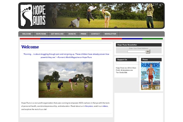 WordPress website example screenshot