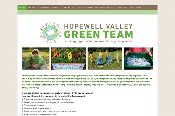 hopewellvalleygreenteam.org site used Big-media