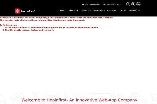 hopinfirst.com site used Hopinfirst