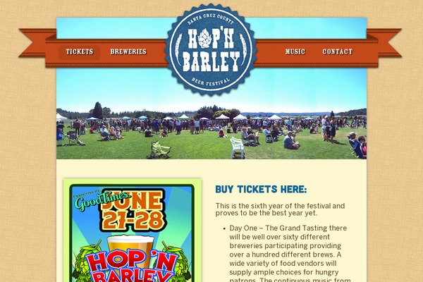 hopnbarley.org site used Hopnbarley